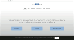 Desktop Screenshot of lumas.sk