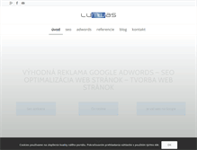 Tablet Screenshot of lumas.sk