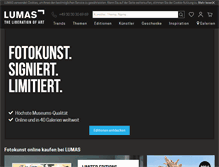 Tablet Screenshot of lumas.de